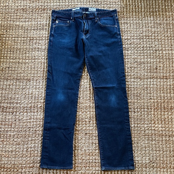 AG Jeans Blue Slim Straight‎ Jeans